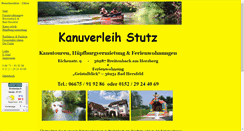 Desktop Screenshot of kanutour-fulda.de